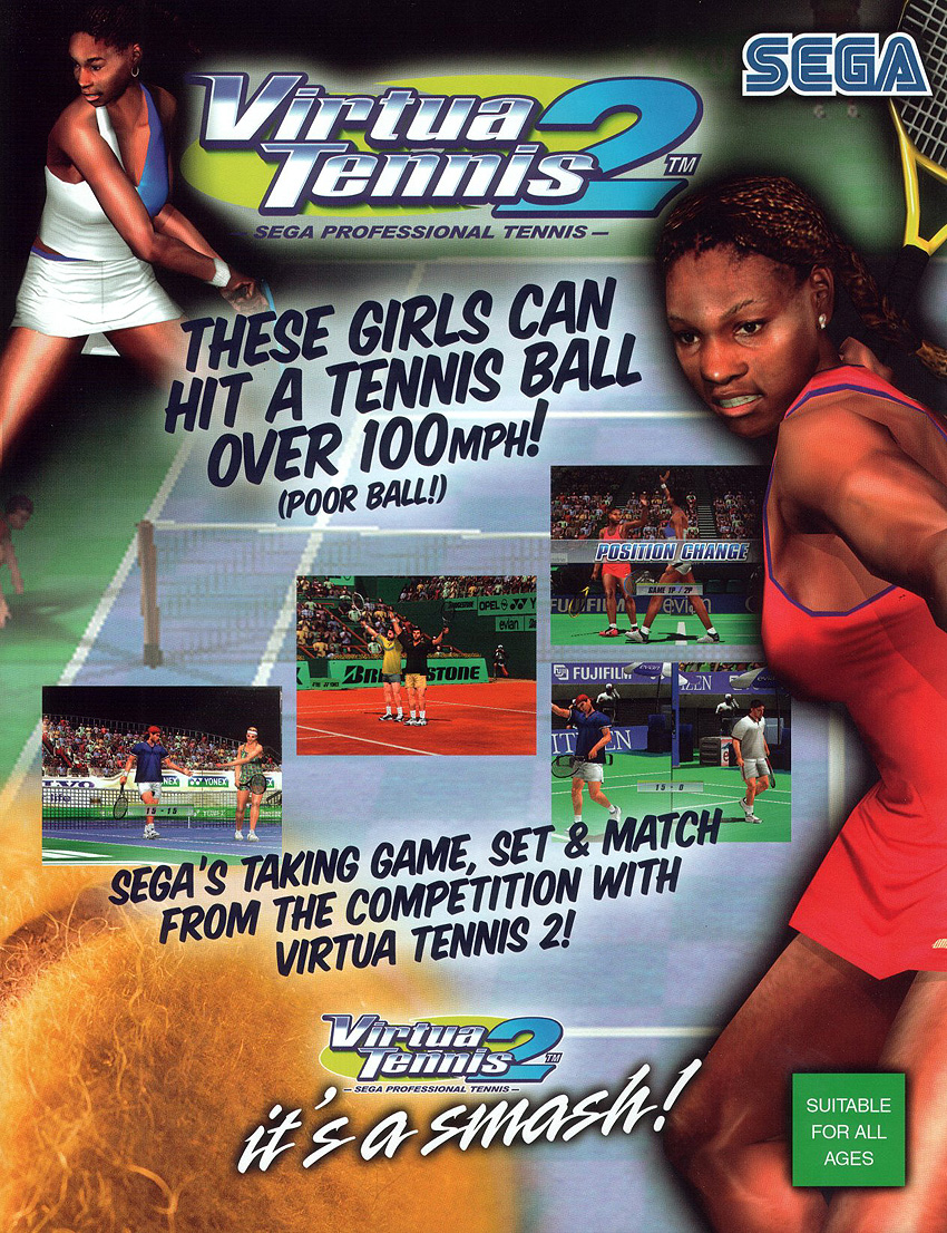 jaquette du jeu vidéo Virtua Tennis 2