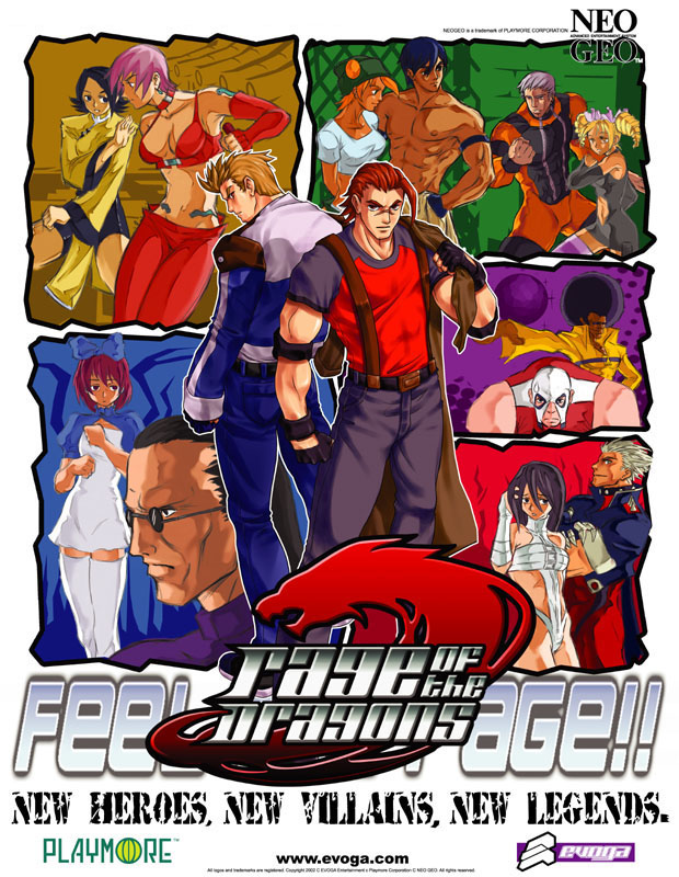 jaquette du jeu vidéo Rage of the Dragons