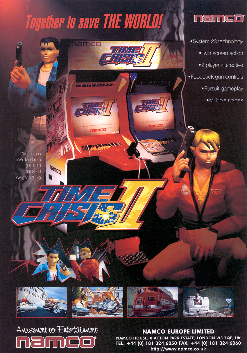 jaquette du jeu vidéo Time Crisis II