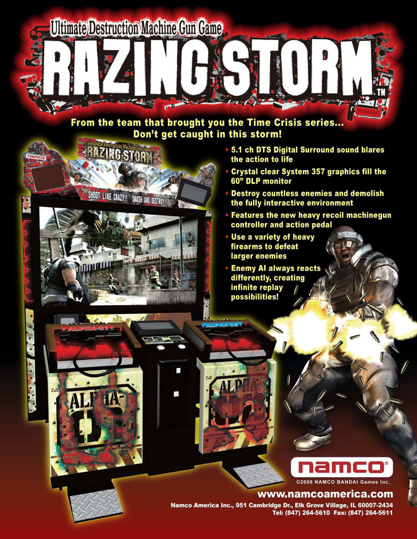 jaquette du jeu vidéo Razing Storm