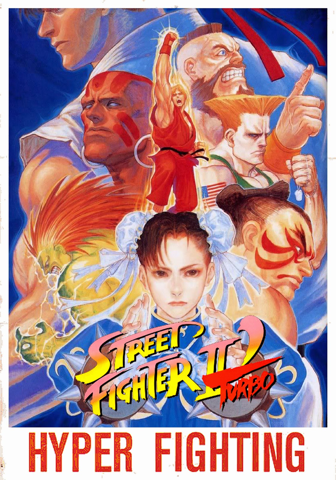 jaquette du jeu vidéo Street Fighter II Turbo : Hyper Fighting
