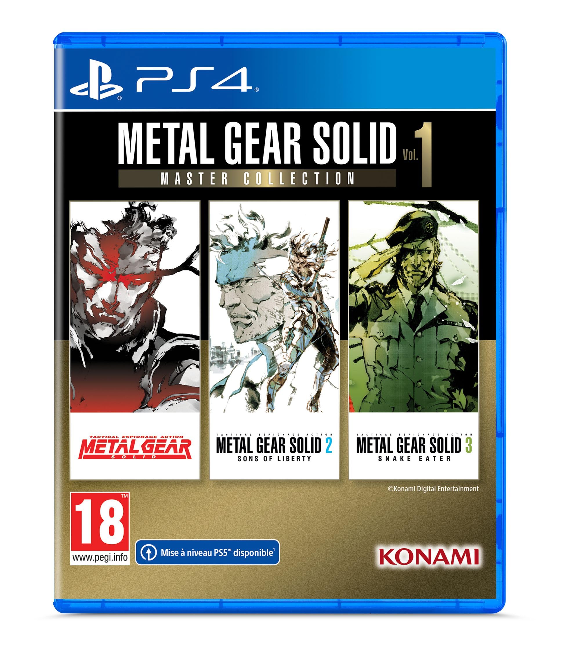 jaquette du jeu vidéo Metal Gear Solid Master Collection Vol. 1