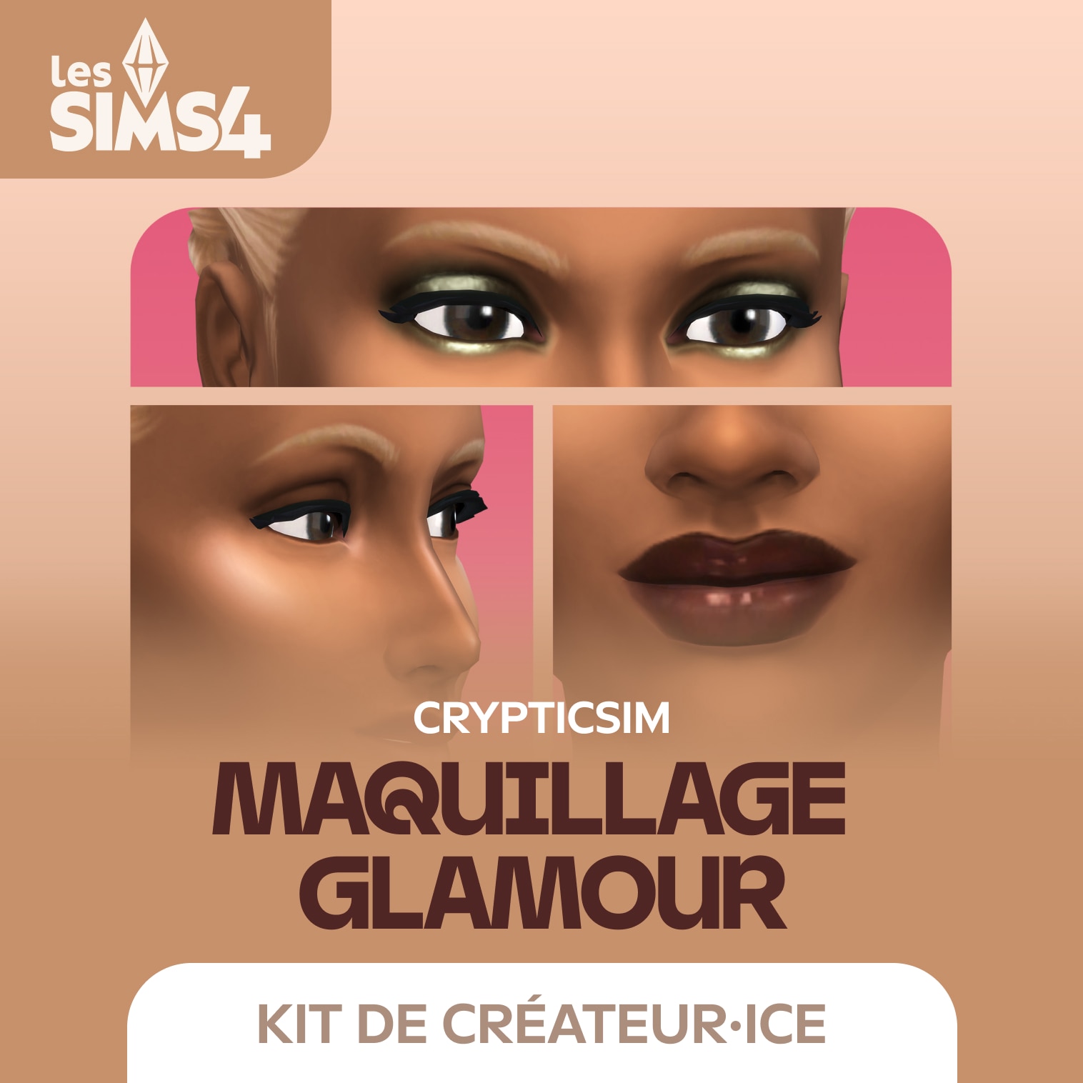 jaquette du jeu vidéo Les Sims 4 Kit Maquillage Glamour