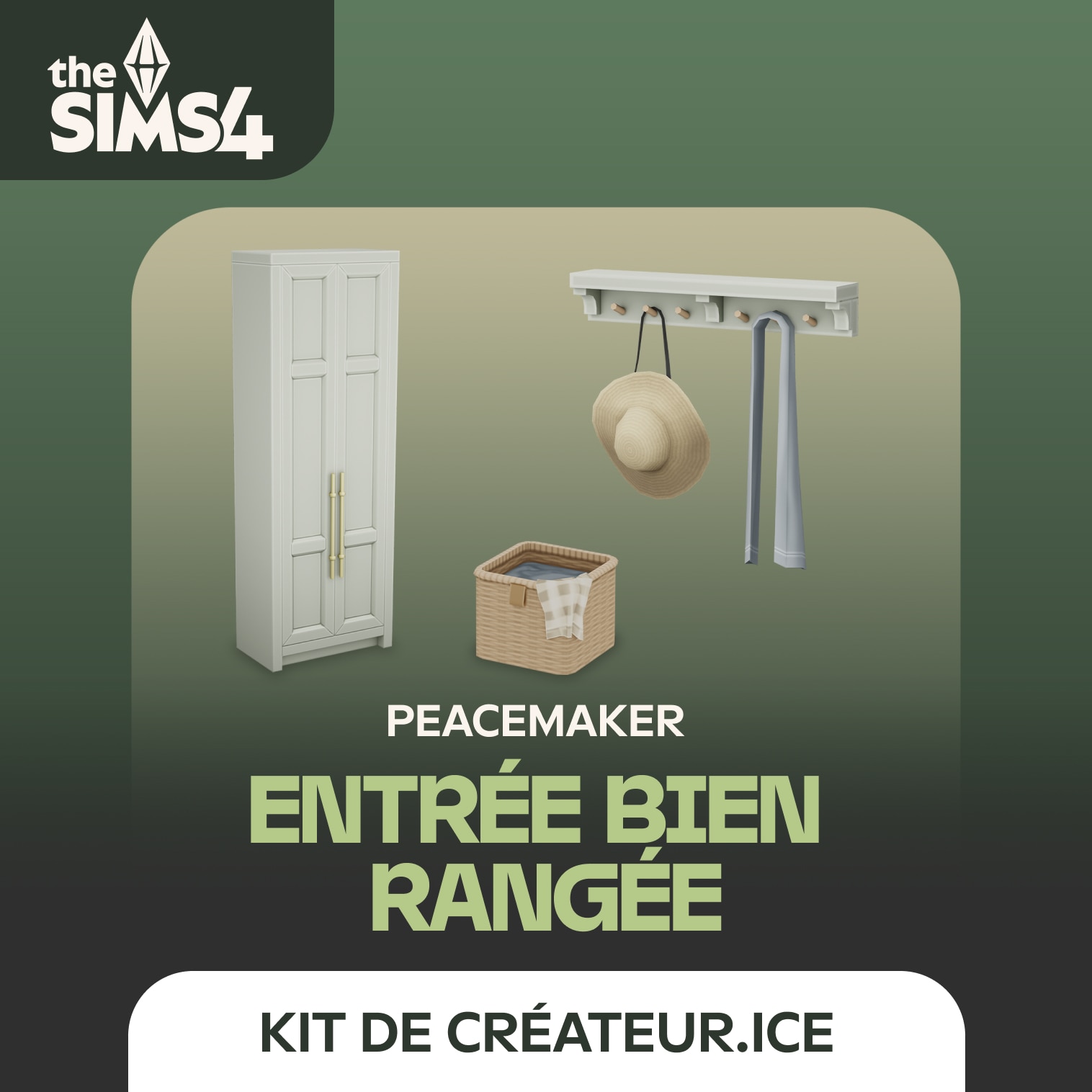 jaquette du jeu vidéo Les Sims 4 Kit Entrée Bien Rangée