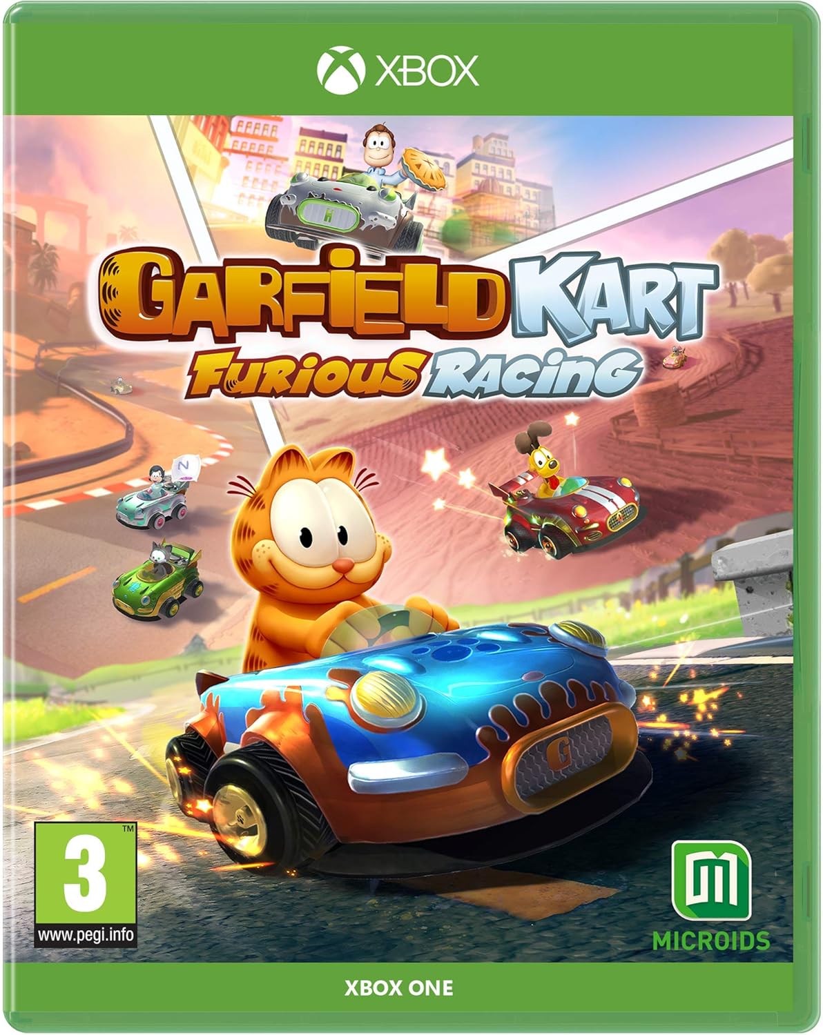 jaquette du jeu vidéo Garfield Kart - Furious Racing