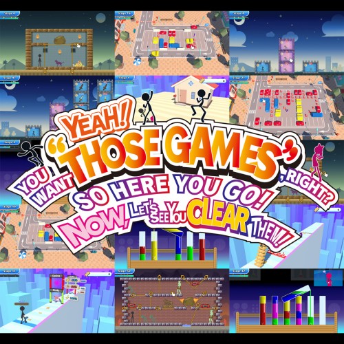 jaquette du jeu vidéo HÉ ! VOUS LES VOULIEZ « CES JEUX », HEIN ? EH BIEN, LES VOILÀ ! À VOUS DE JOUER MAINTENANT !