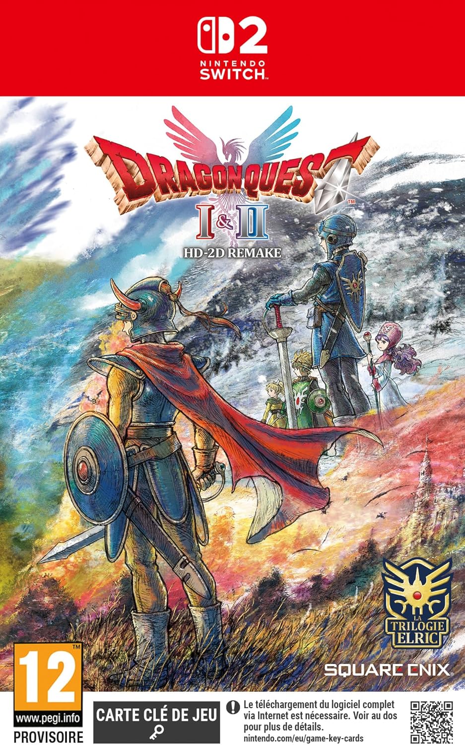 jaquette du jeu vidéo Dragon Quest I & II HD-2D Remake