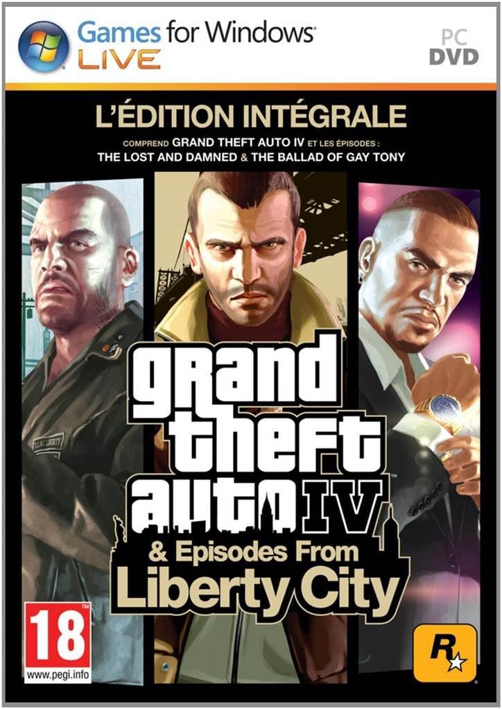 jaquette du jeu vidéo Grand Theft Auto IV : L'Édition Intégrale