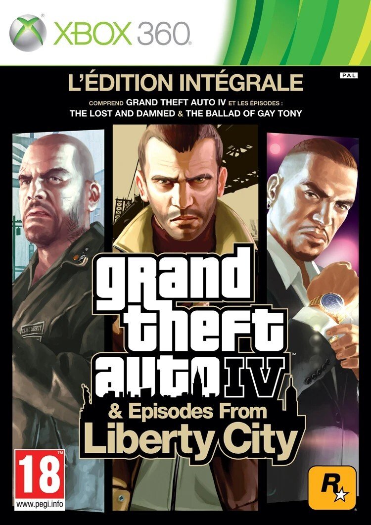 jaquette du jeu vidéo Grand Theft Auto IV : L'Édition Intégrale