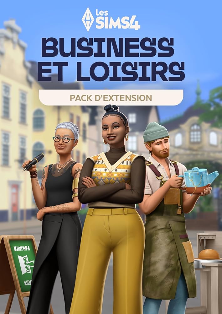 jaquette du jeu vidéo Les Sims 4 Business Et Loisirs