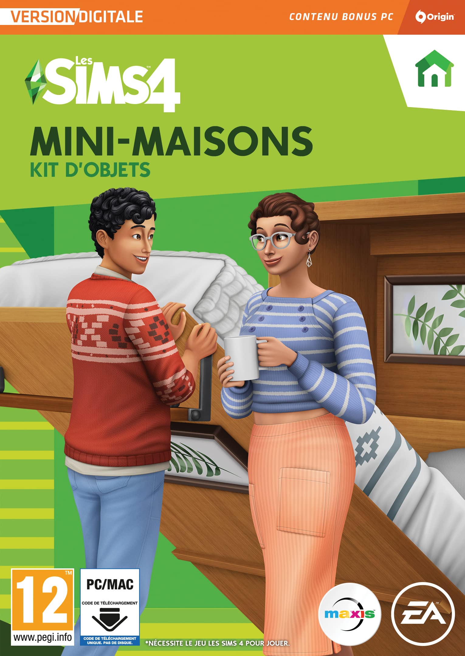 jaquette du jeu vidéo Les Sims 4 : Kit d'Objets Mini-Maisons