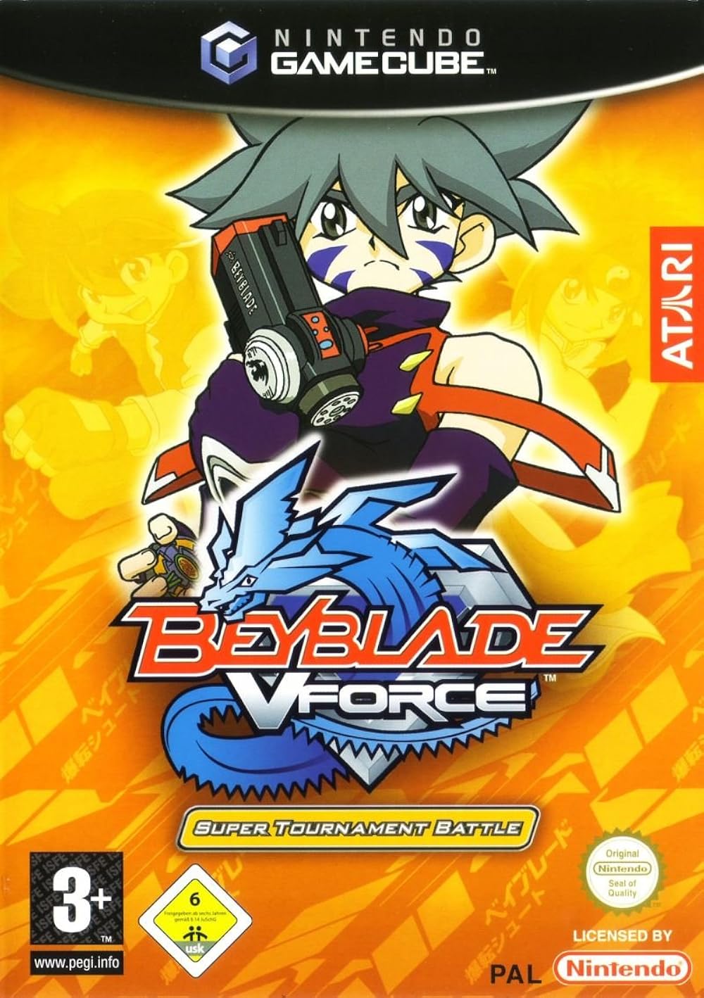 jaquette du jeu vidéo Beyblade : VForce