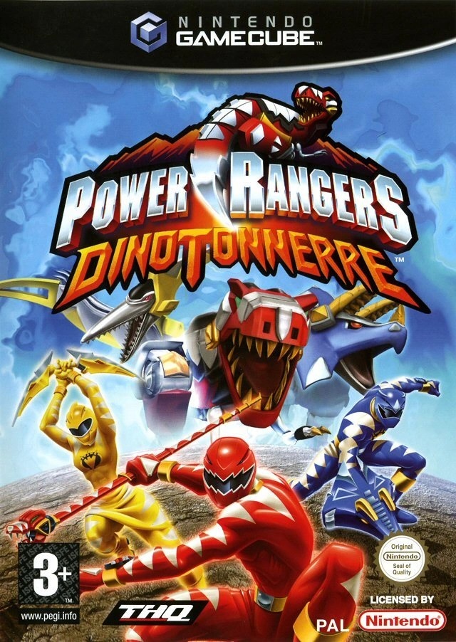 jaquette du jeu vidéo Power Rangers : Dino Tonnerre