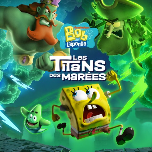 jaquette du jeu vidéo Bob l'éponge: les Titans des marées