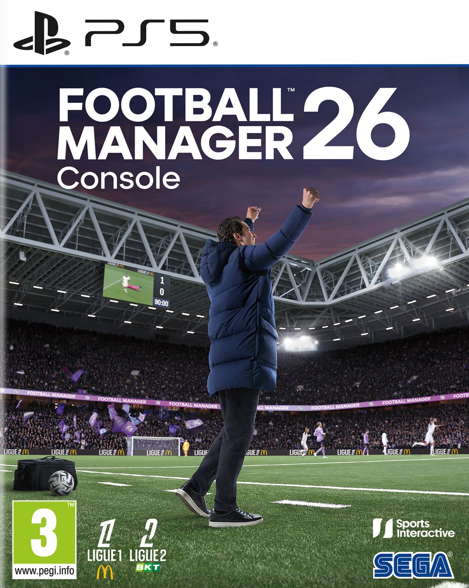 jaquette du jeu vidéo Football Manager 26