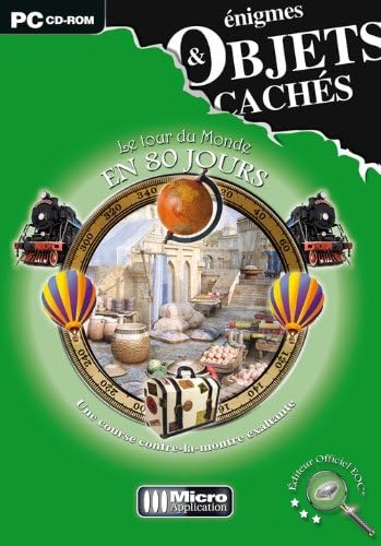 jaquette du jeu vidéo Enigmes et objets cachés : Le tour du monde en 80 jours