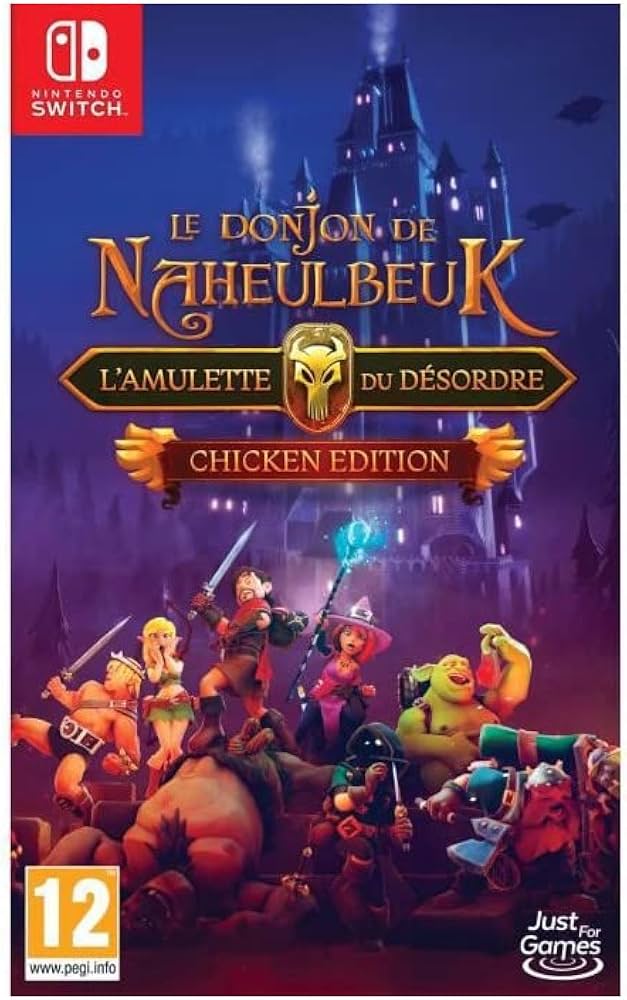 jaquette du jeu vidéo Le Donjon de Naheulbeuk : L'Amulette du Désordre