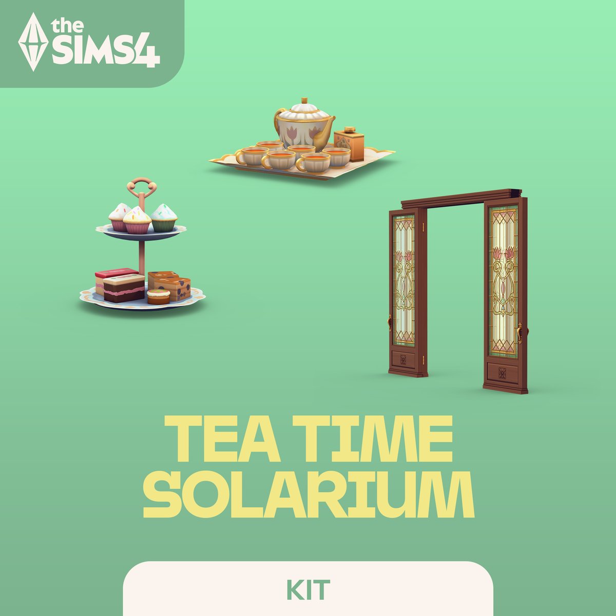 jaquette du jeu vidéo Les Sims 4 Kit Thé Au Soleil