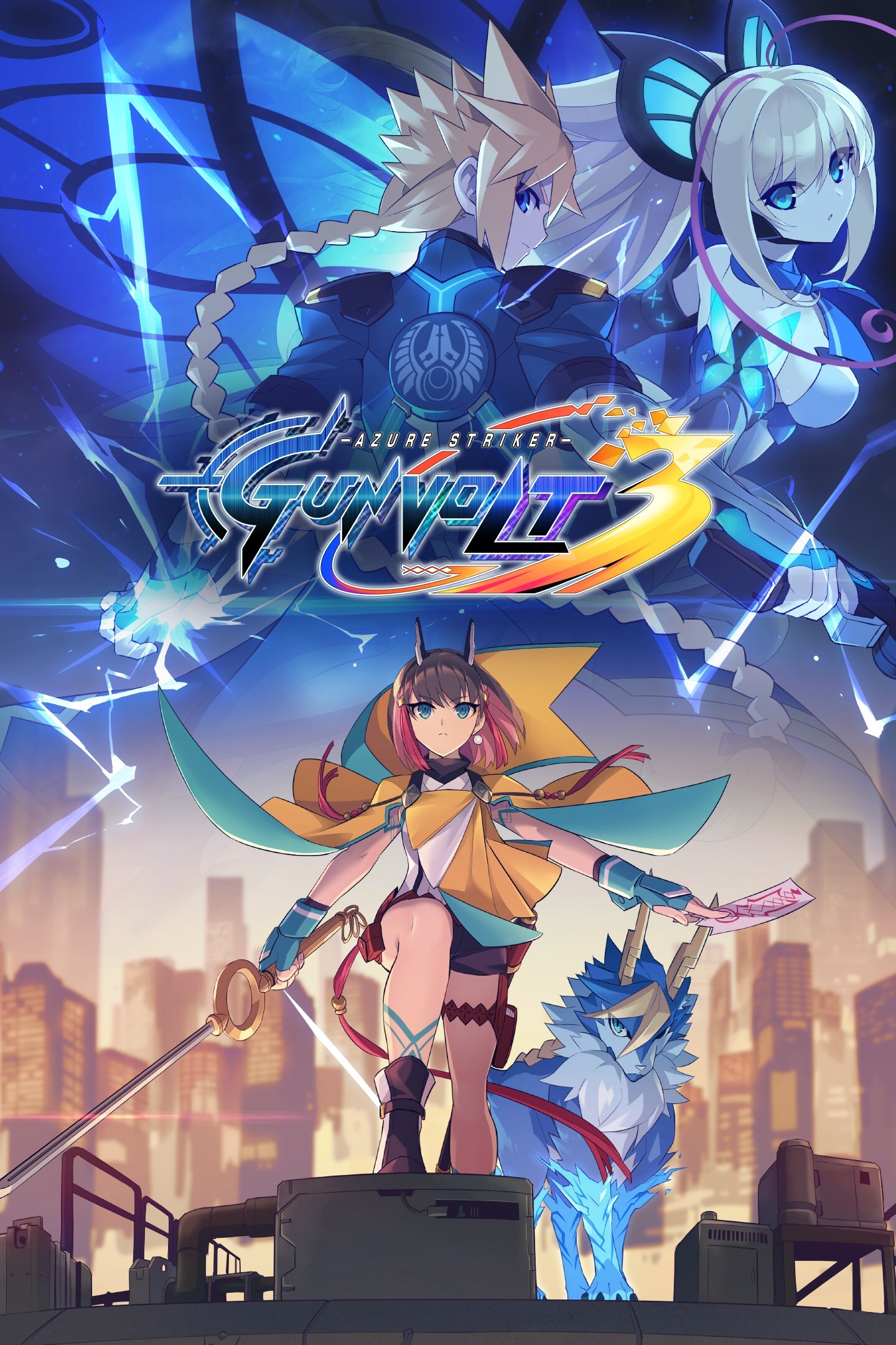 jaquette du jeu vidéo Azure Striker Gunvolt 3