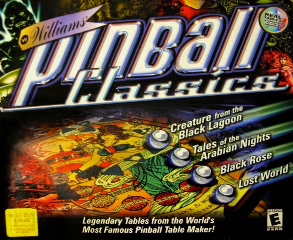 jaquette du jeu vidéo Williams Pinball Classics