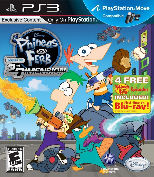 jaquette du jeu vidéo Phinéas et Ferb : Voyage dans la 2e dimension