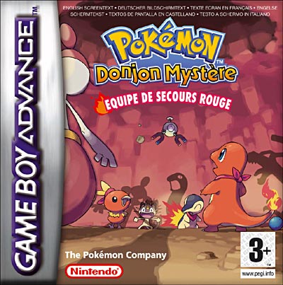 jaquette du jeu vidéo Pokémon Donjon Mystère : Équipe de Secours Rouge