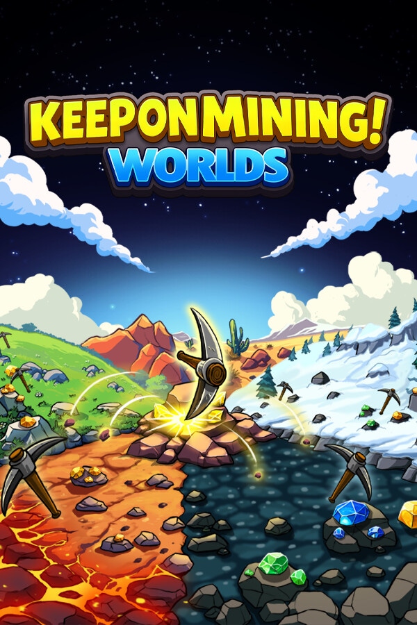 jaquette du jeu vidéo Keep on Mining! – Worlds