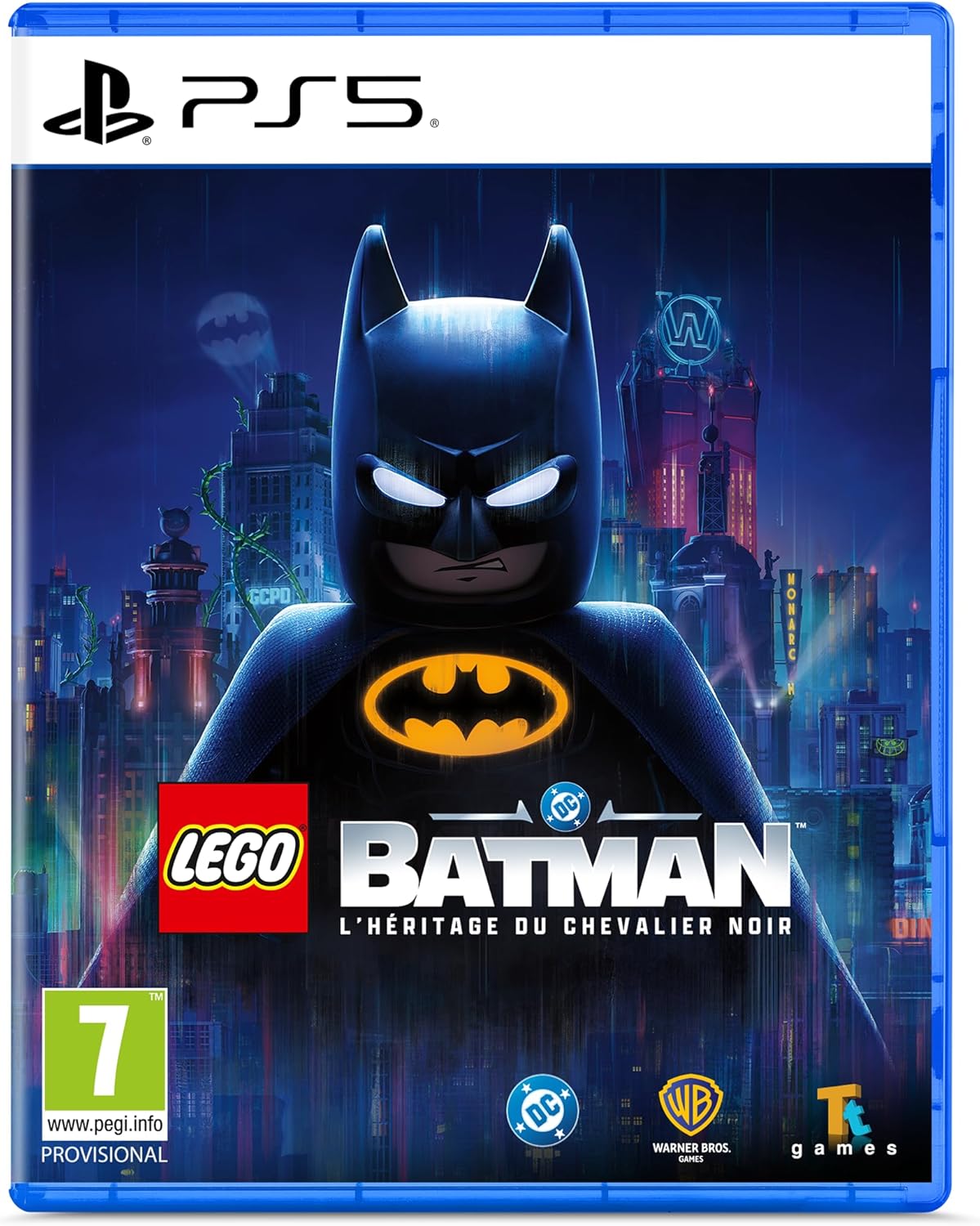 jaquette du jeu vidéo Lego Batman : L'Héritage du Chevalier noir