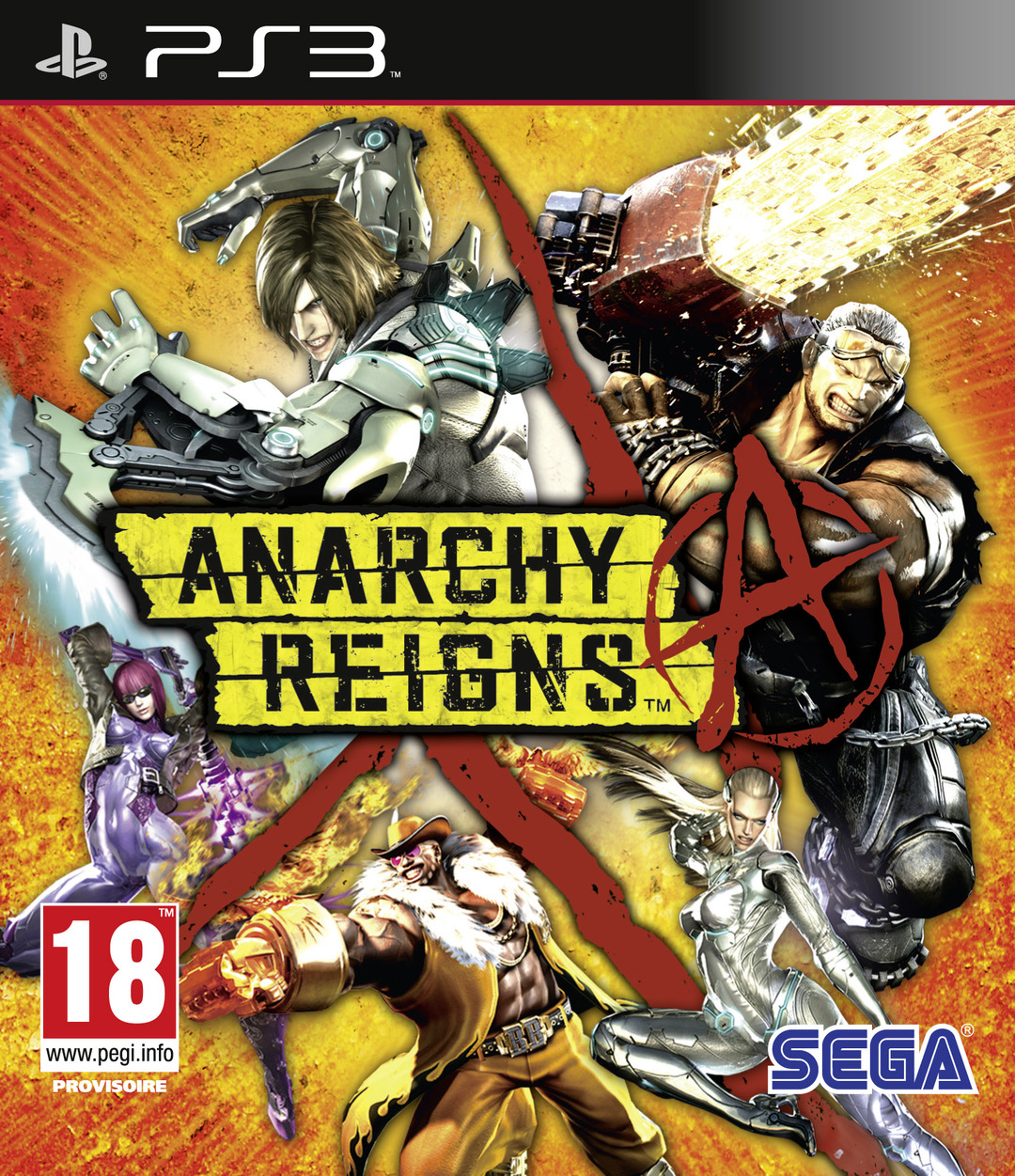 jaquette du jeu vidéo Anarchy Reigns