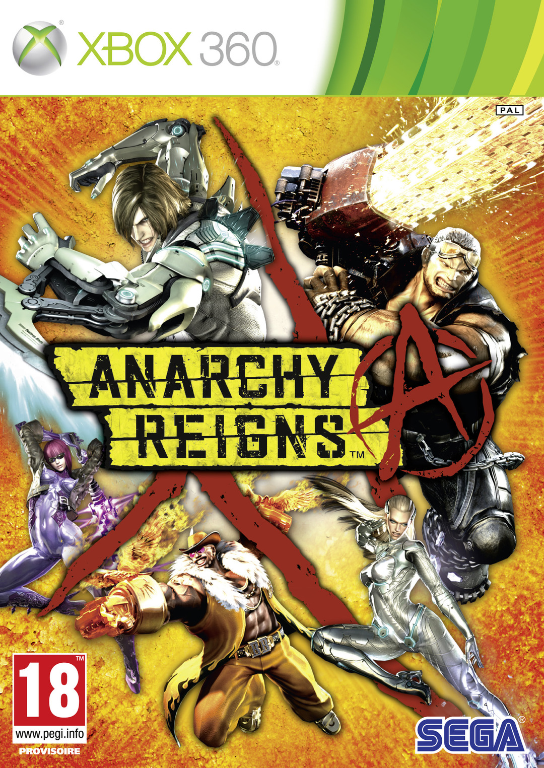 jaquette du jeu vidéo Anarchy Reigns