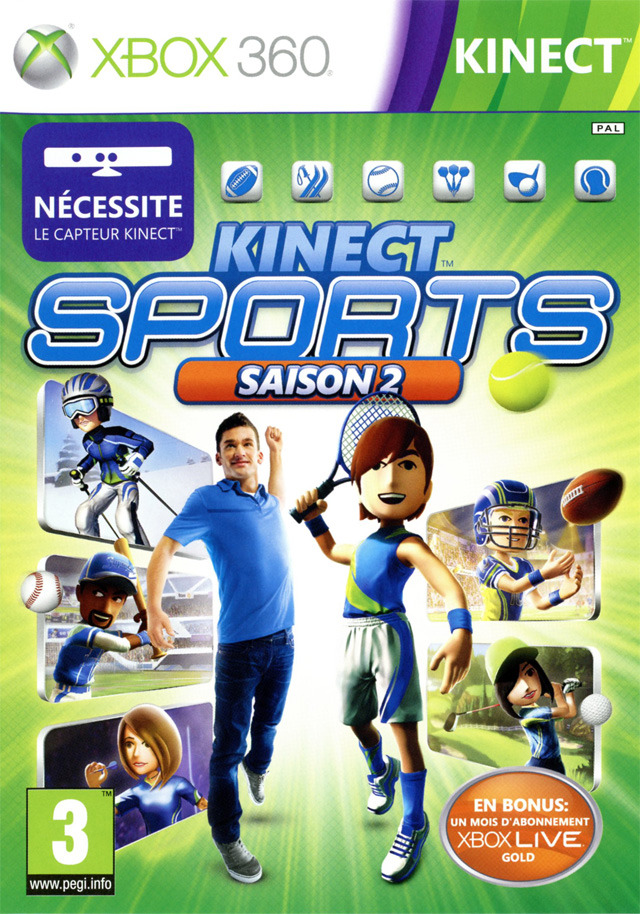 jaquette du jeu vidéo Kinect Sports Saison 2