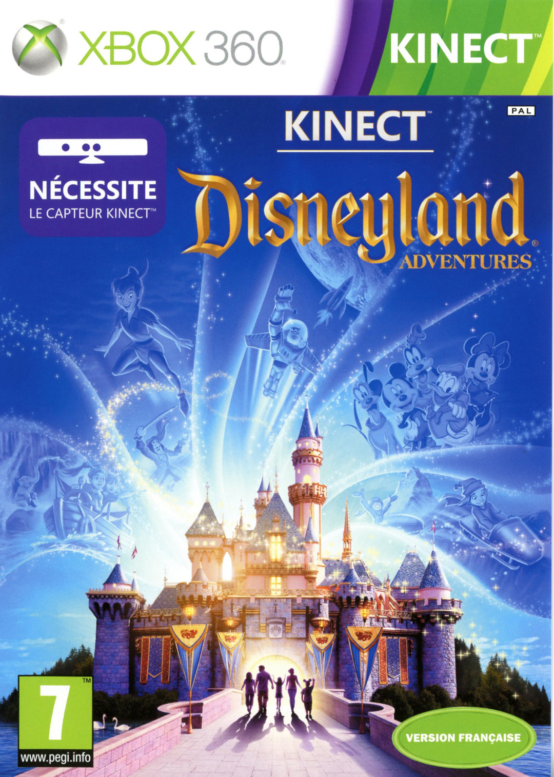 jaquette du jeu vidéo Kinect Disneyland Adventures