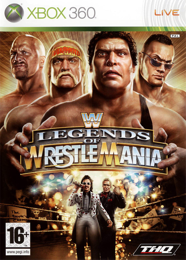 jaquette du jeu vidéo WWE Legends of WrestleMania