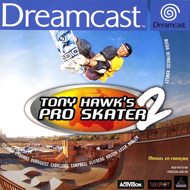 jaquette du jeu vidéo Tony Hawk's Pro Skater 2