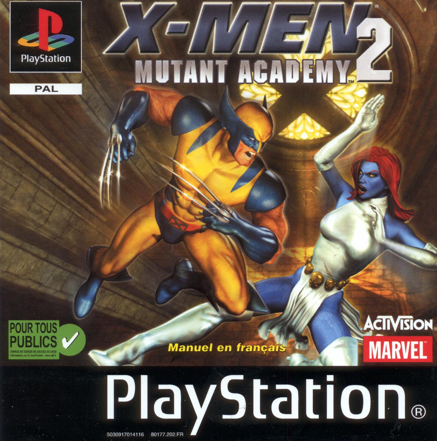 jaquette du jeu vidéo X-Men Mutant Academy 2