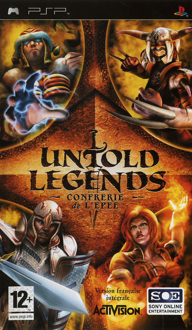 jaquette du jeu vidéo Untold Legends la Confrérie de l'épée