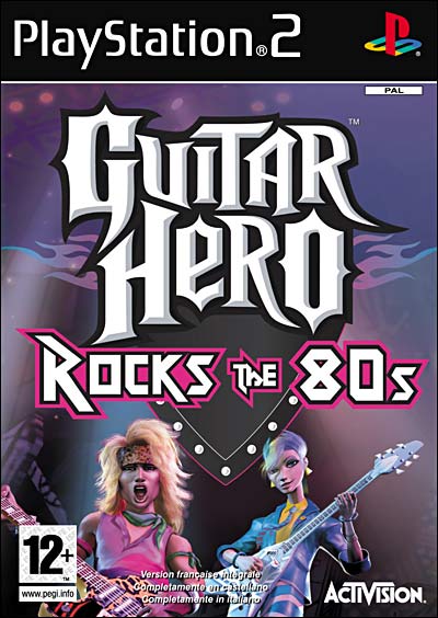 jaquette du jeu vidéo Guitar Hero: Rocks The 80's