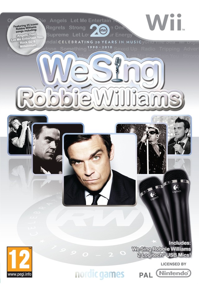 jaquette du jeu vidéo We Sing Robbie Williams