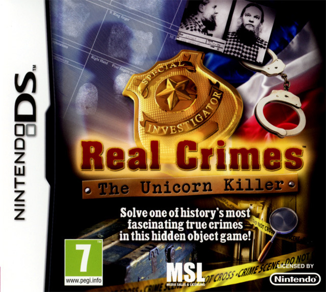jaquette du jeu vidéo Real Crimes : The Unicorn Killer