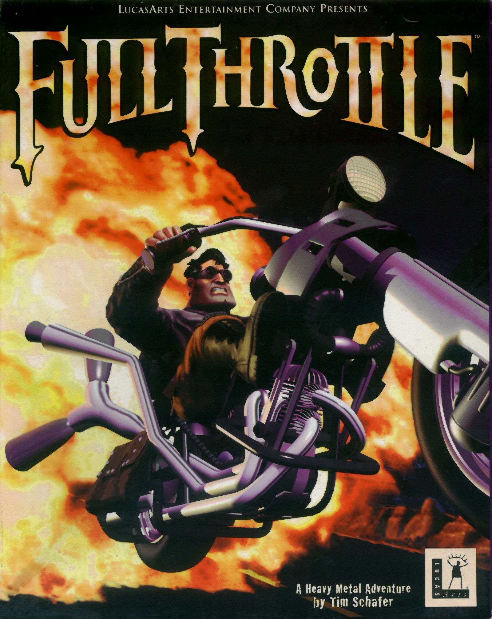 jaquette du jeu vidéo Full Throttle