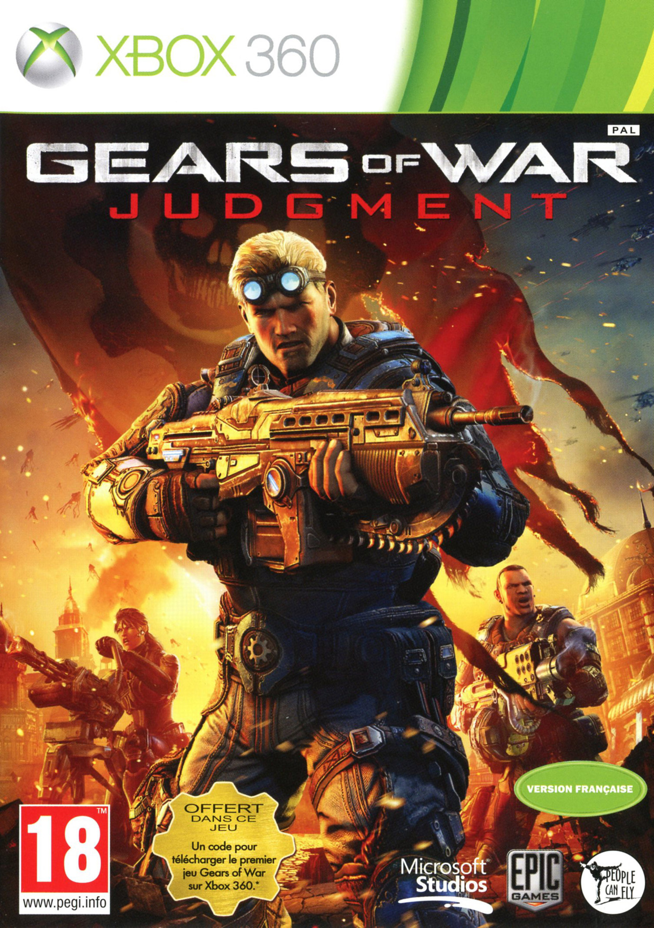 jaquette du jeu vidéo Gears of War Judgment