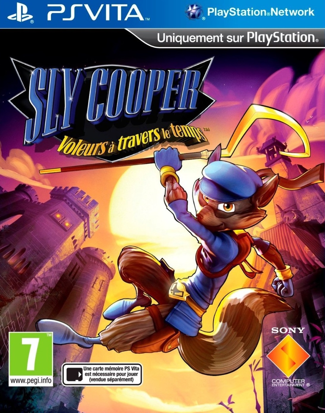 jaquette du jeu vidéo Sly Cooper : Voleurs à travers le temps