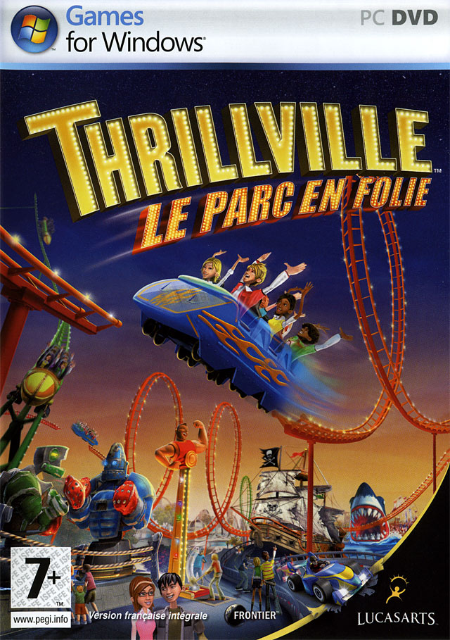 jaquette du jeu vidéo Thrillville : Le Parc en Folie