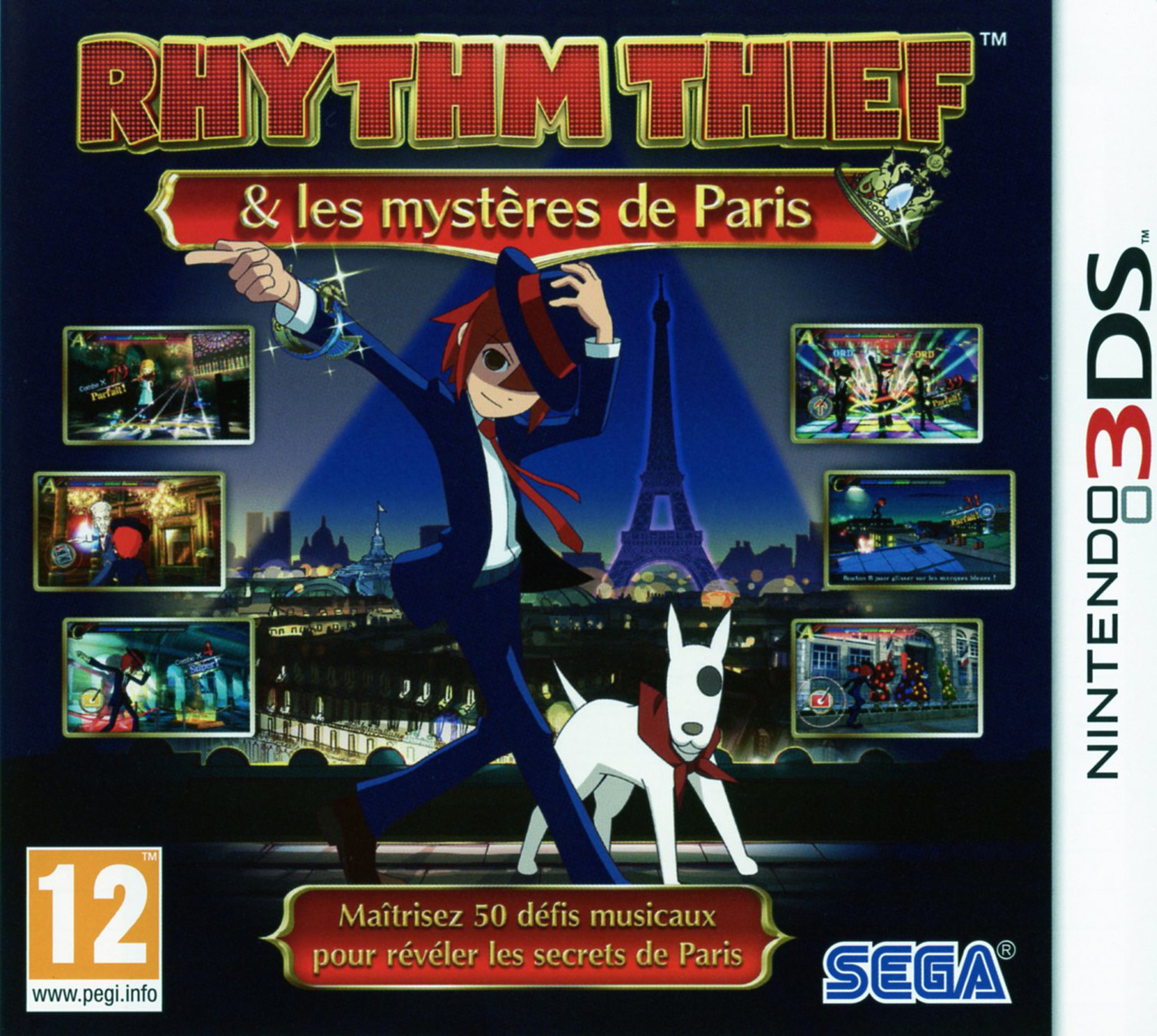 jaquette du jeu vidéo Rhythm Thief & les Mystères de Paris