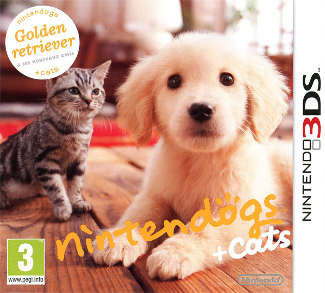 jaquette du jeu vidéo Nintendogs + Cats Golden Retriever & ses Nouveaux Amis