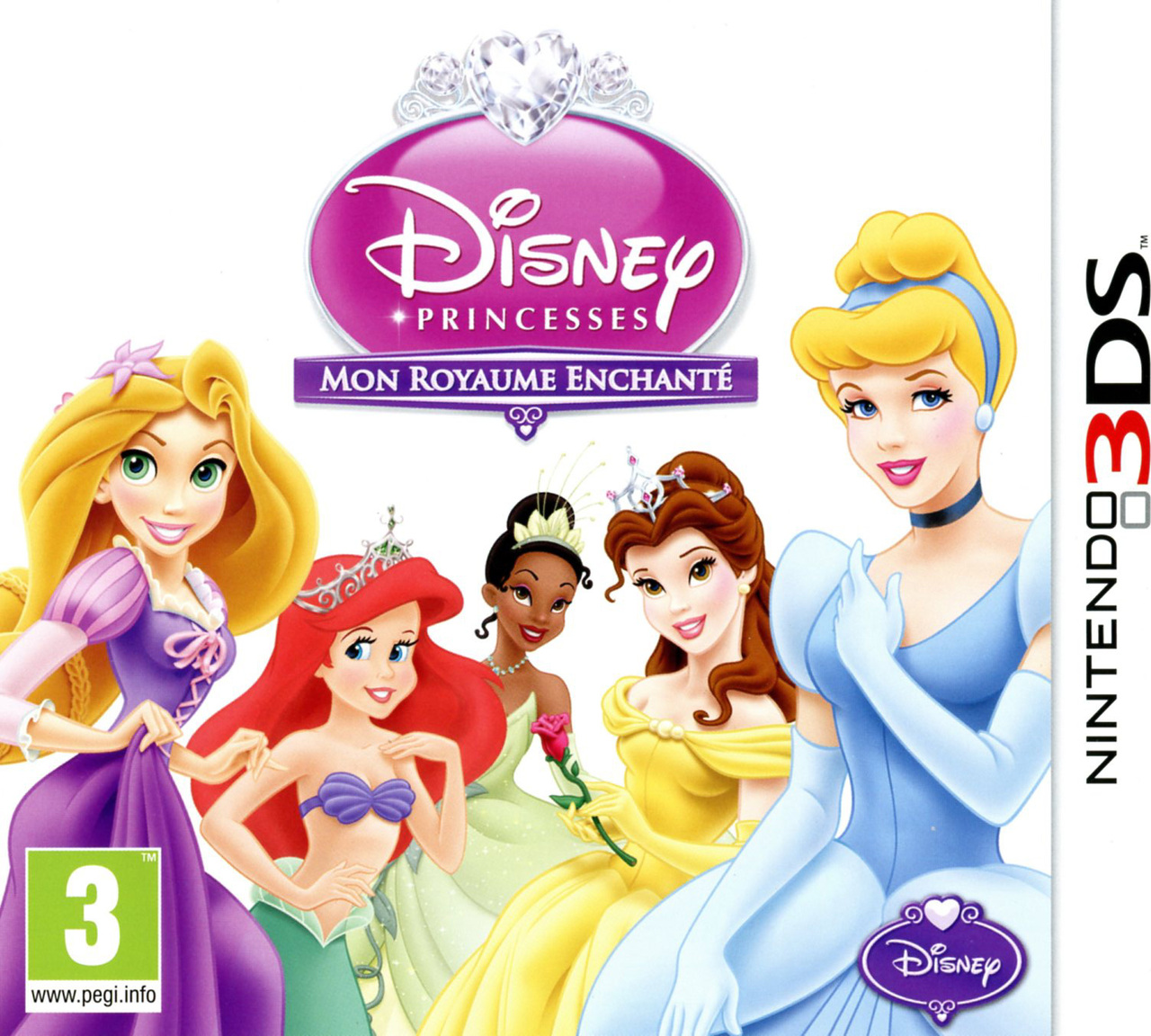 jaquette du jeu vidéo Disney Princesses : Mon Royaume Enchanté