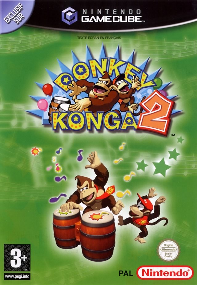 jaquette du jeu vidéo Donkey Konga 2