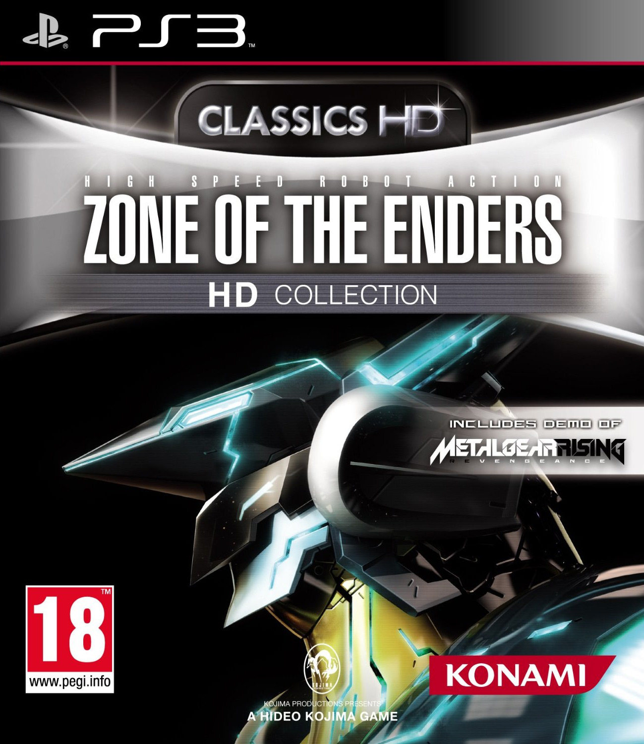 jaquette du jeu vidéo Zone of the Enders HD Collection