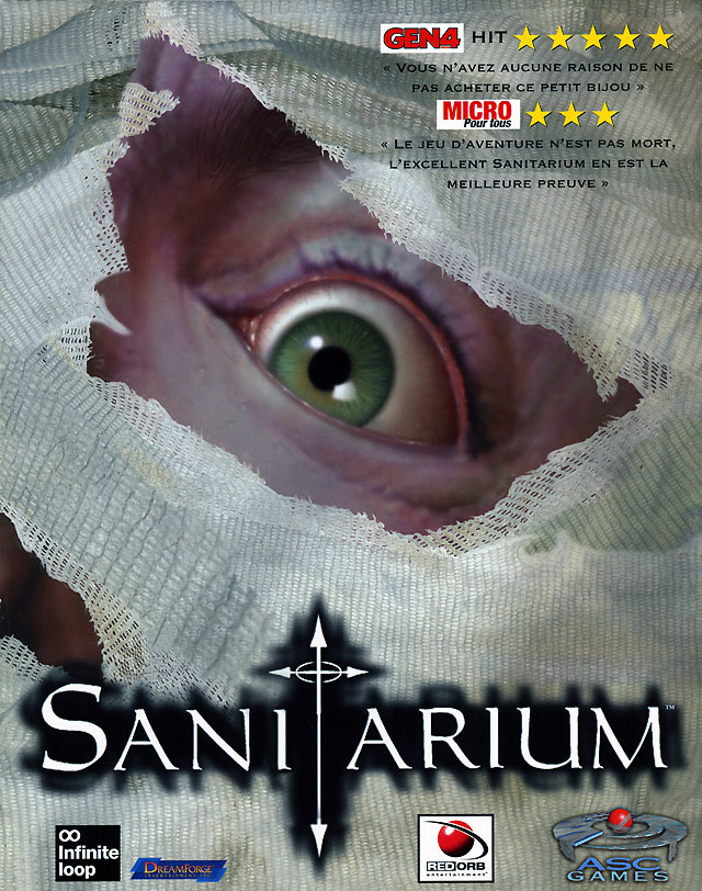 jaquette du jeu vidéo Sanitarium