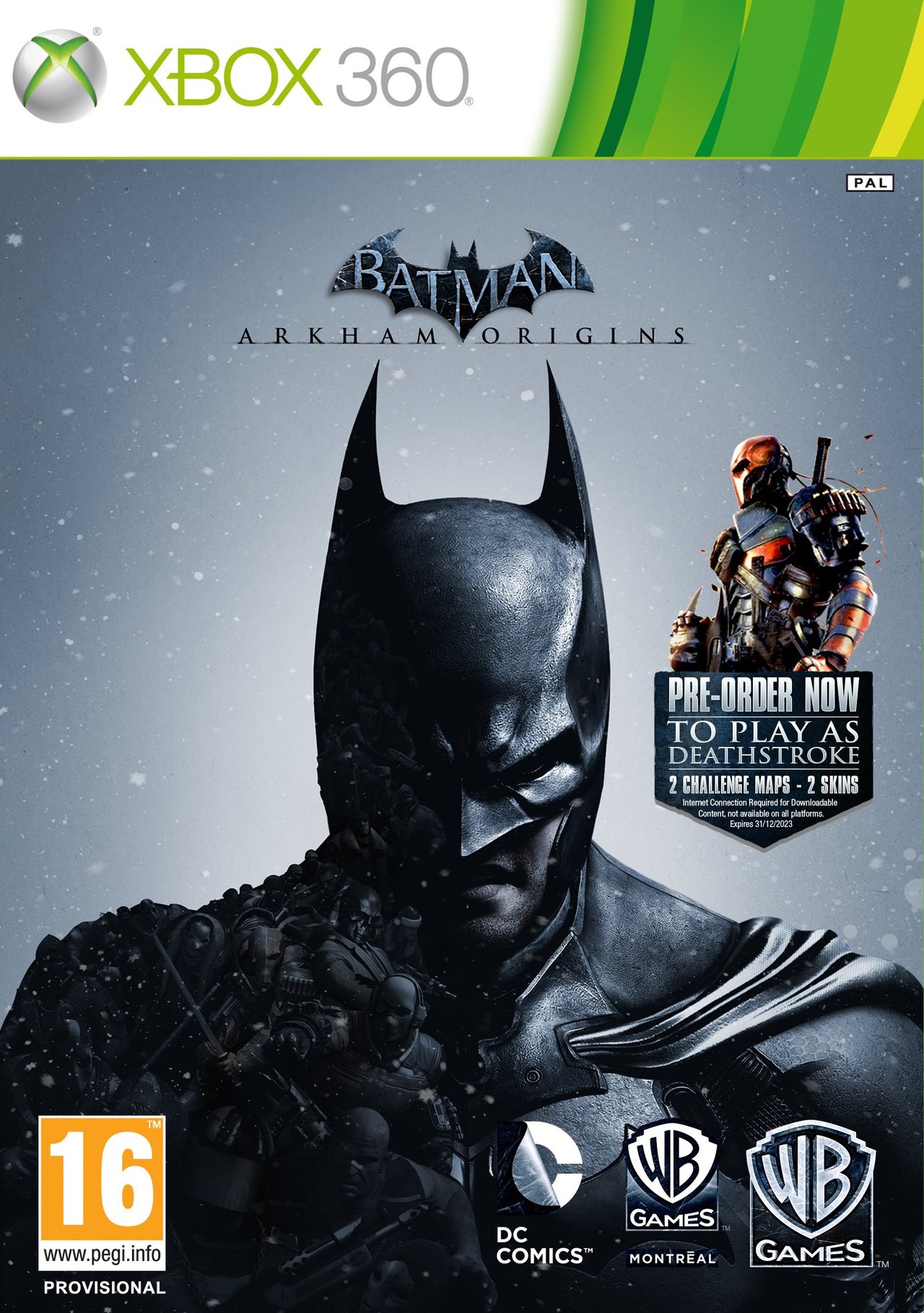 jaquette du jeu vidéo Batman: Arkham Origins